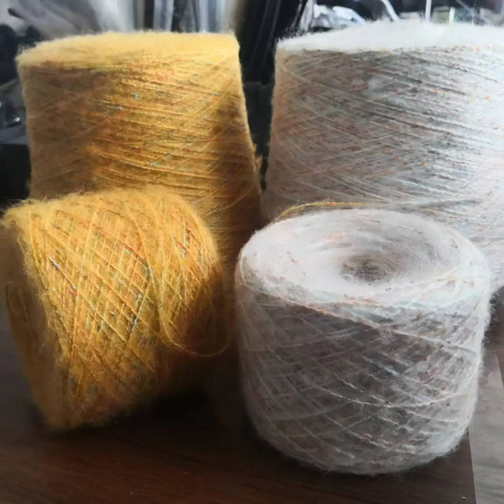 250g Ball Rainbow Faux Mohair Yarn