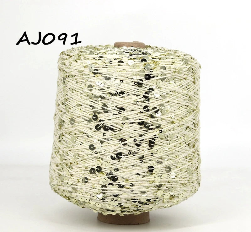 50g Metallic Sequin Yarn Sparkle Glitter