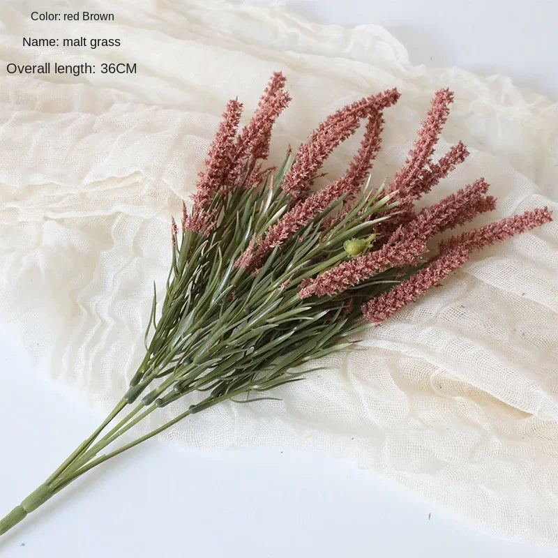 Rêve 13 inch Artificial Flower Malt Grass Plant