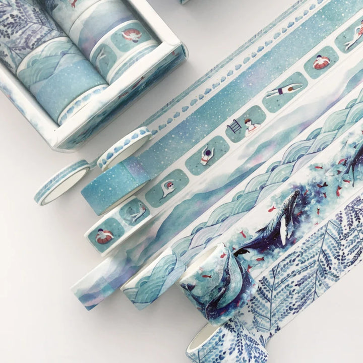 3 Meter / Blue Ocean Decorative Washi Tape