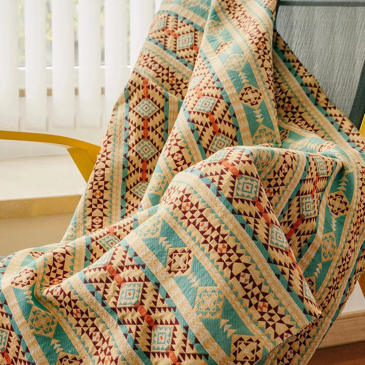 Vince Ethnic Yarn-Dyed Jacquard Fabric