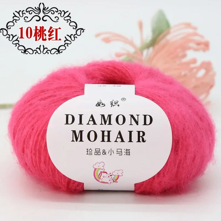25g Mohair Wool Blended Yarn
