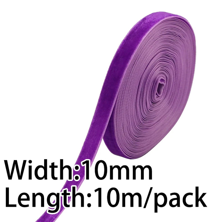 10 Meter / Velvet ㅏGift Wrapping Decoration Ribbon