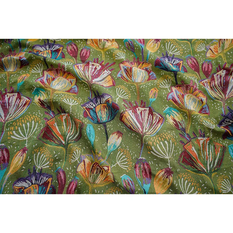 Hoilsea Floral Woven Chenille Jacquard Fabric