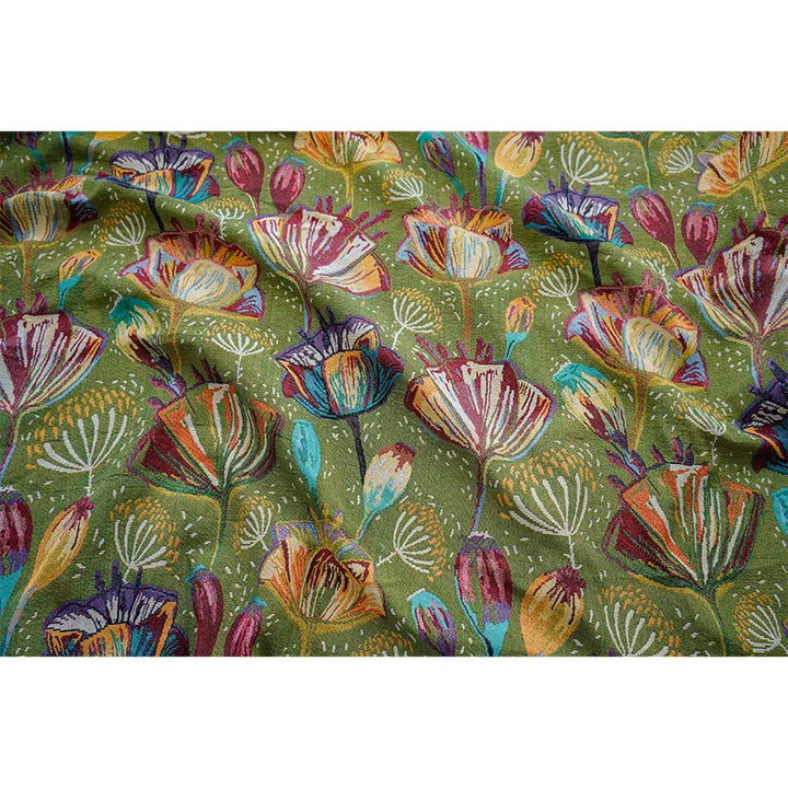 Hoilsea Floral Woven Chenille Jacquard Fabric