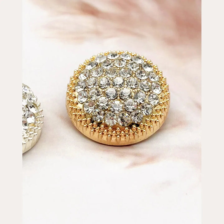 6 PC / Vaosk Rhinestone Buttons