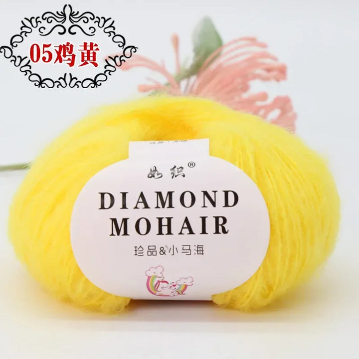 25g Mohair Wool Blended Yarn