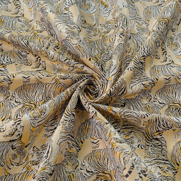 Sofiao Tiger Pattern Yarn Dyed Jacquard Fabric