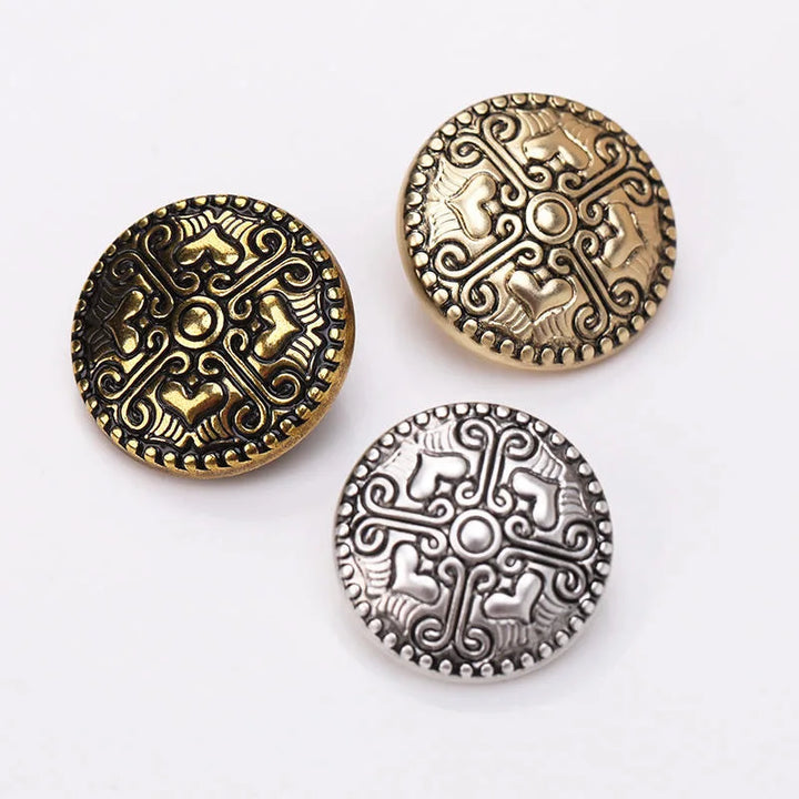 10 PC / Apark Metal Buttons