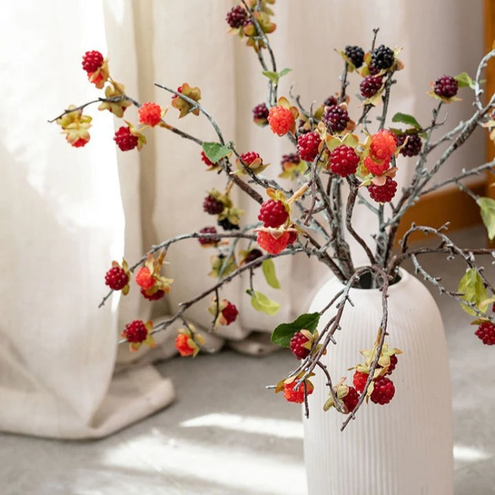 Ingrid 54CM Fake Raspberry Stem