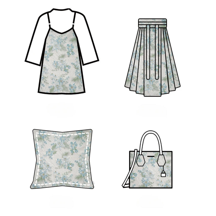 Augusta Floral Woven Jacquard Fabric