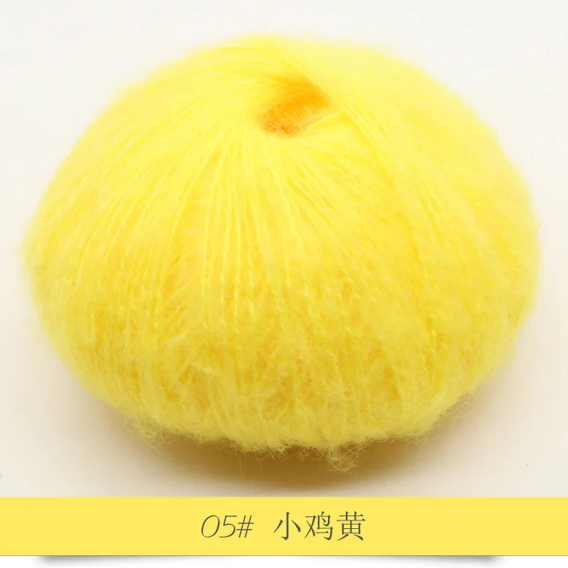 25g 1Pc Mohair Yarn for Hand Knitting