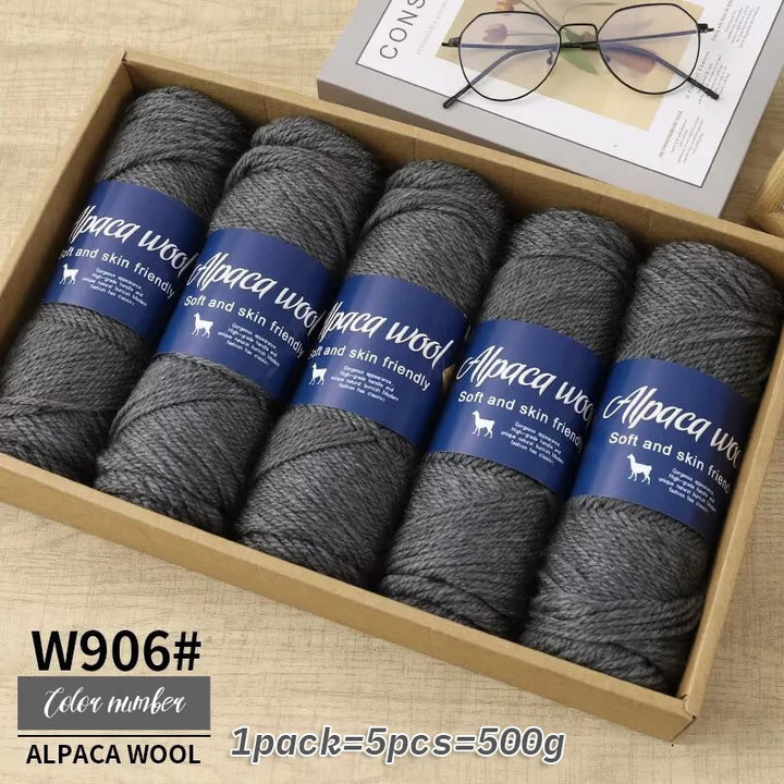 5 PC / Alpaca Blended Wool Yarn