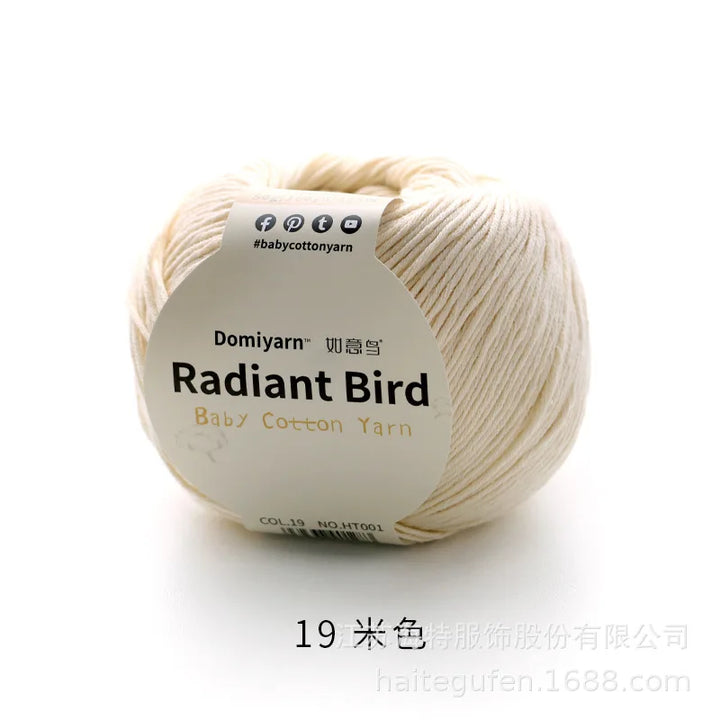 50g 100% Organic Pure Cotton Yarn