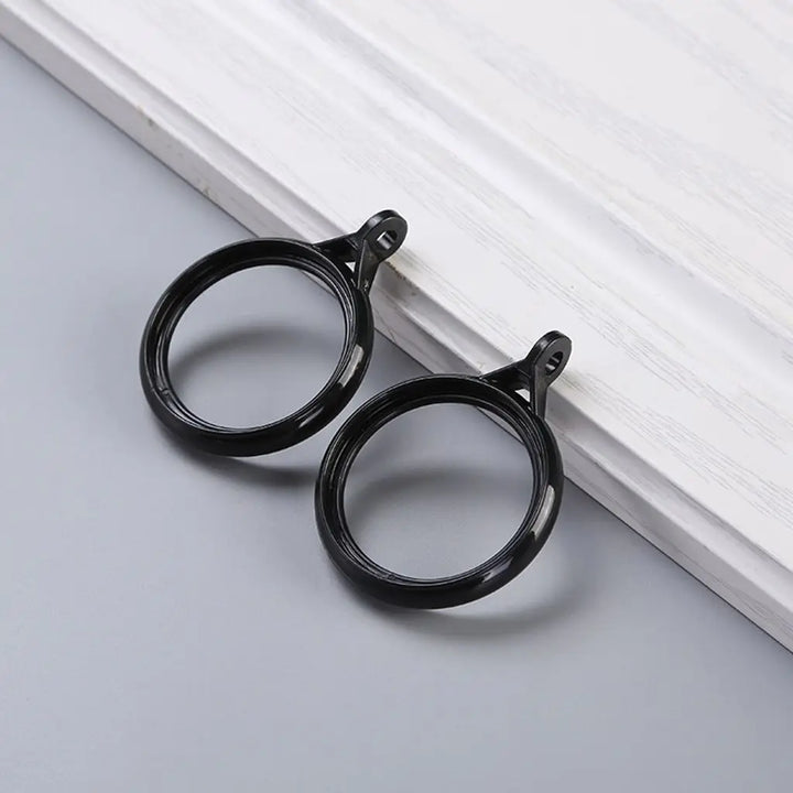 20 PC / Large PVC Drapery Curtain Rings