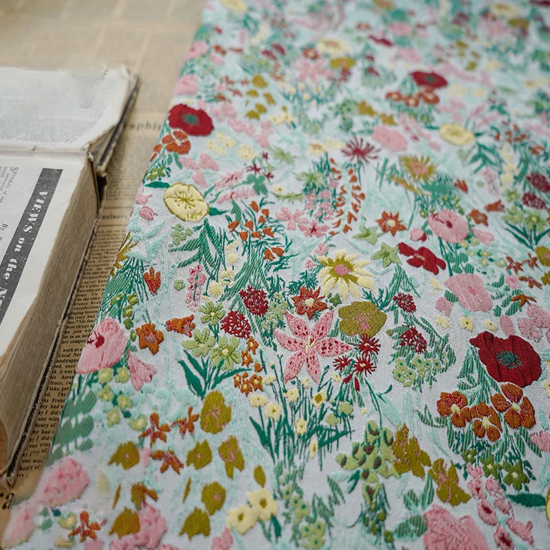 Alto Multicolor Floral Yarn Dyed Jacquard Fabric