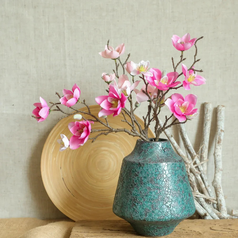Dew 5 Head Francica Magnolia Artificial Flower