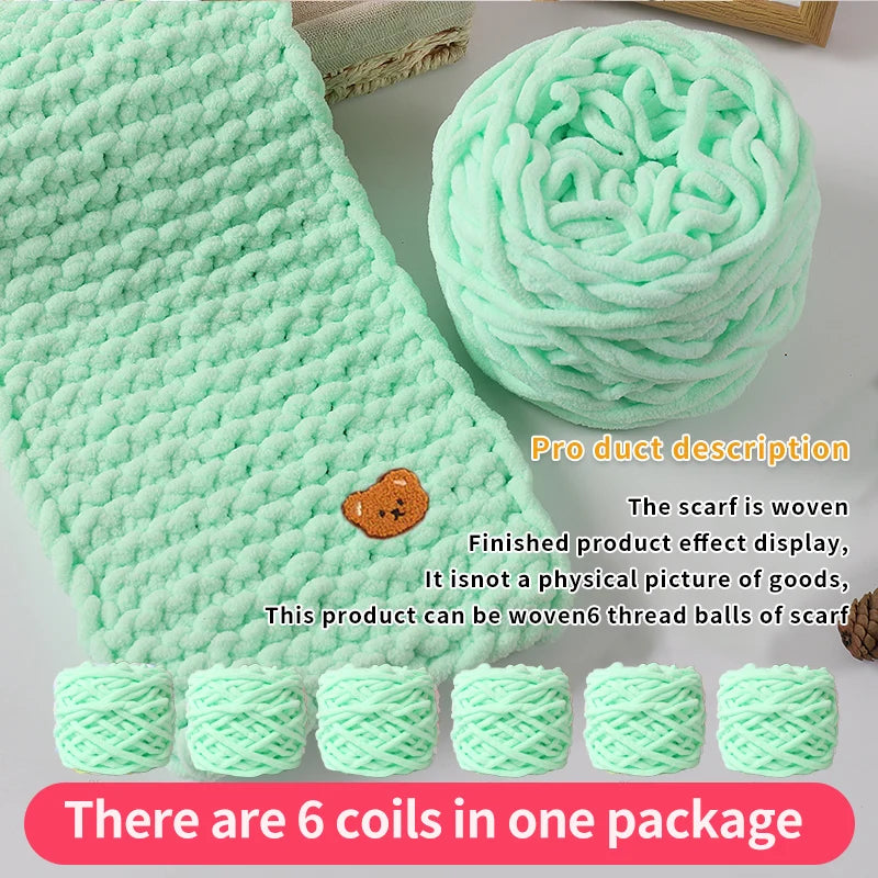 6 PC / Thread Thick Yarn Ball Set