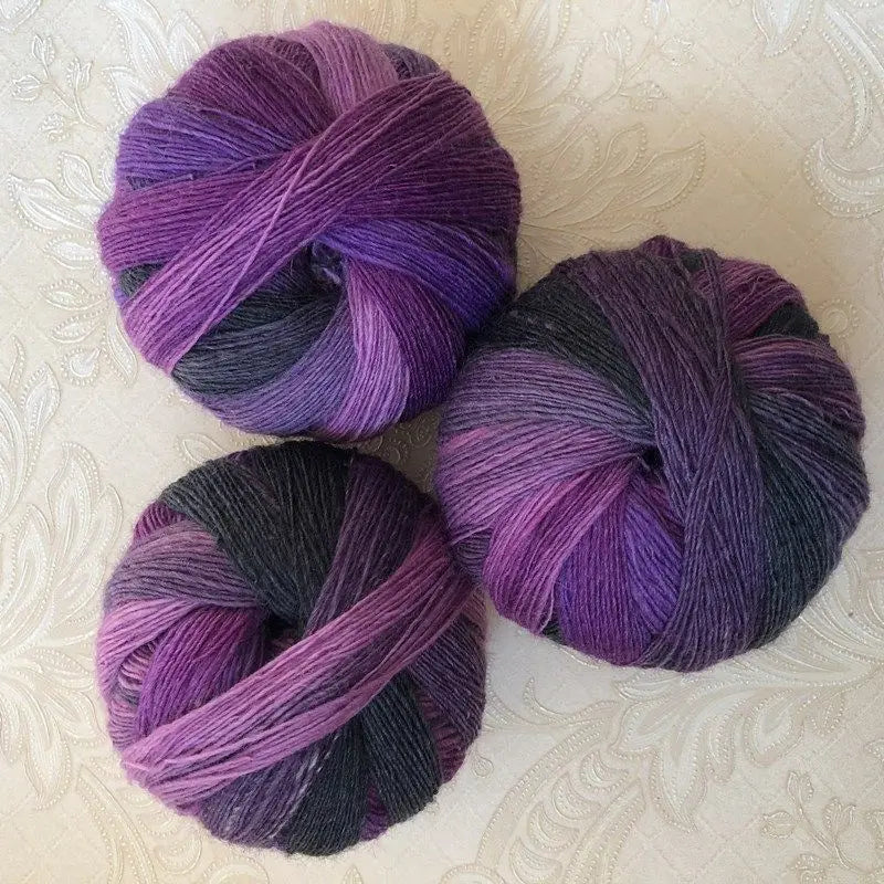 100g 600 Meter Long Dyed Gradient Magic Ball