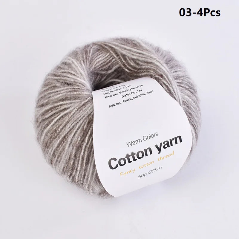 50g Soft Cotton Blended Crochet Yarn