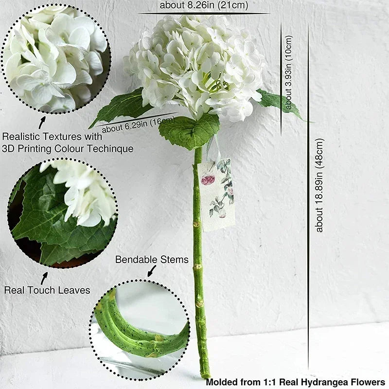 21" Fake Hydrangea Bundle