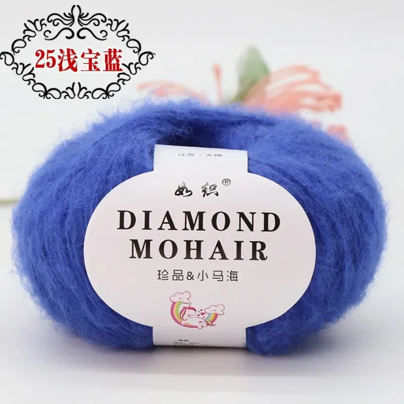 25g Mohair Wool Blended Yarn