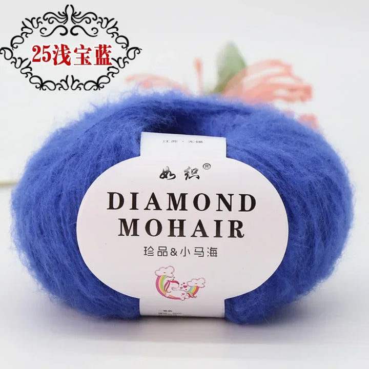 25g Mohair Wool Blended Yarn