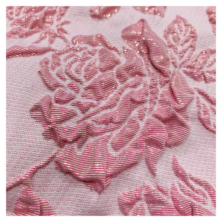 Shar Rose 3D Jacquard Woven Fabric