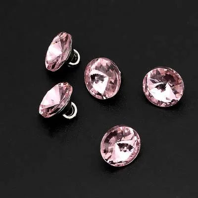 Vainoe 10mm Small Rhinestone Button - 10 PC