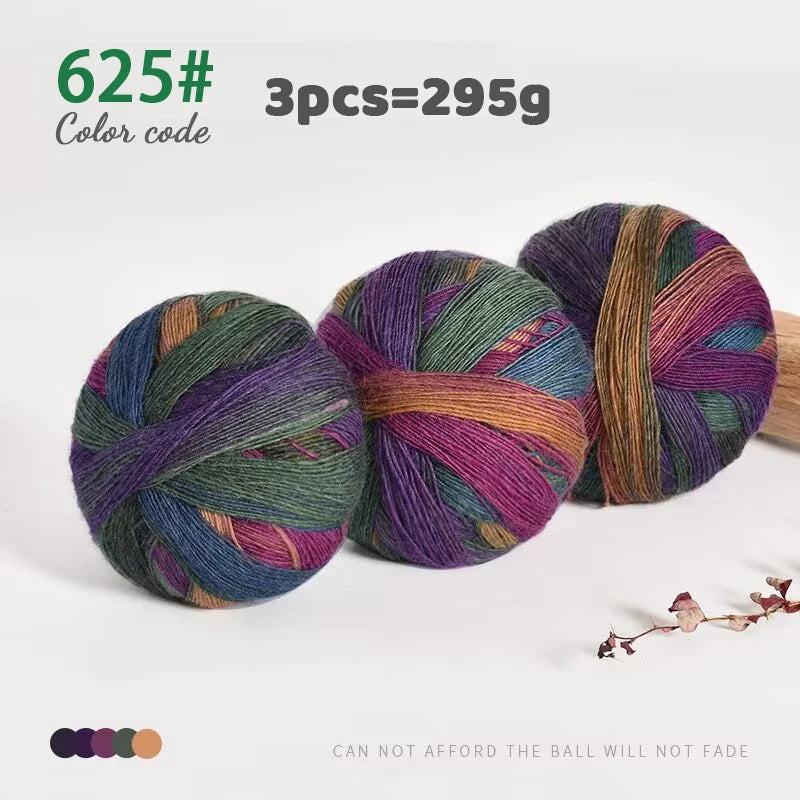295g Colorful Wool Yarn