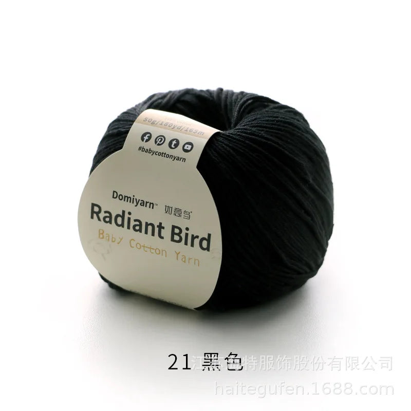 50g 100% Organic Pure Cotton Yarn