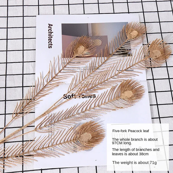 Valen Artificial Golden Ginkgo Leaves