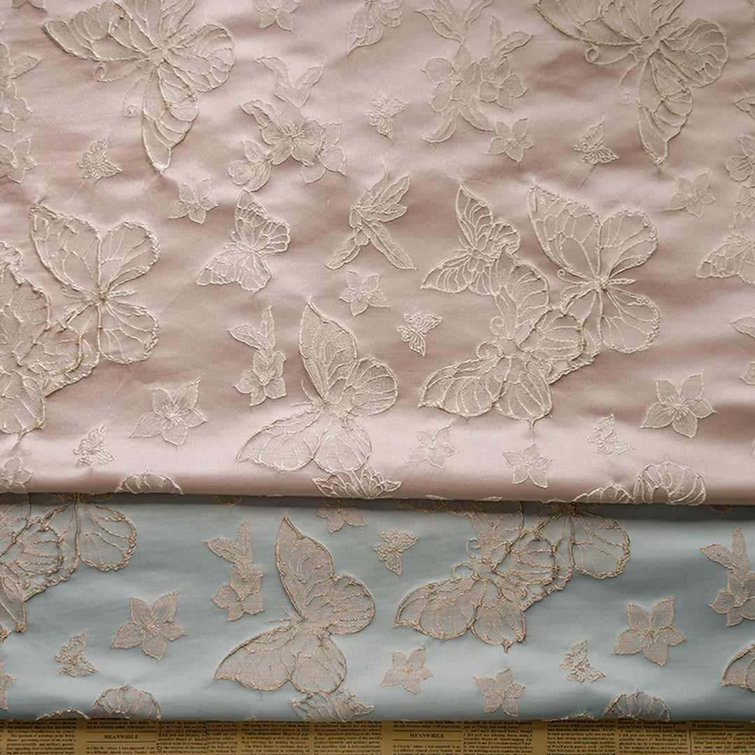 Altomi Butterflies Woven Jacquard Fabric