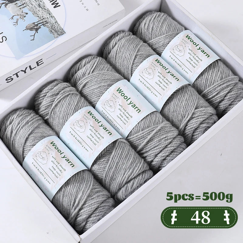 500g Gradient Color Rainbow Yarn