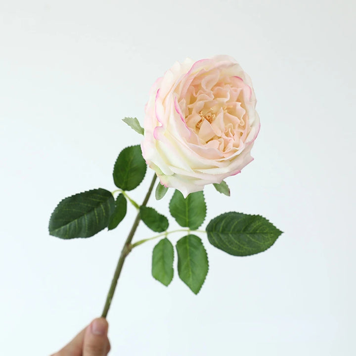 5 PC /  Tea Rose Branch Fake Flower Bundle