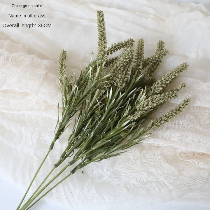 Rêve 13 inch Artificial Flower Malt Grass Plant
