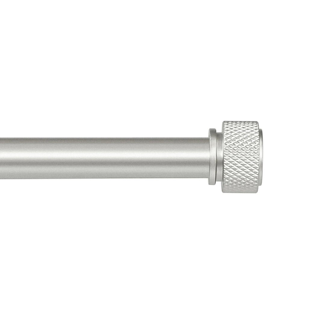 Flux 5/8" Diameter Adjustable Single Drapery Curtain Rod Set