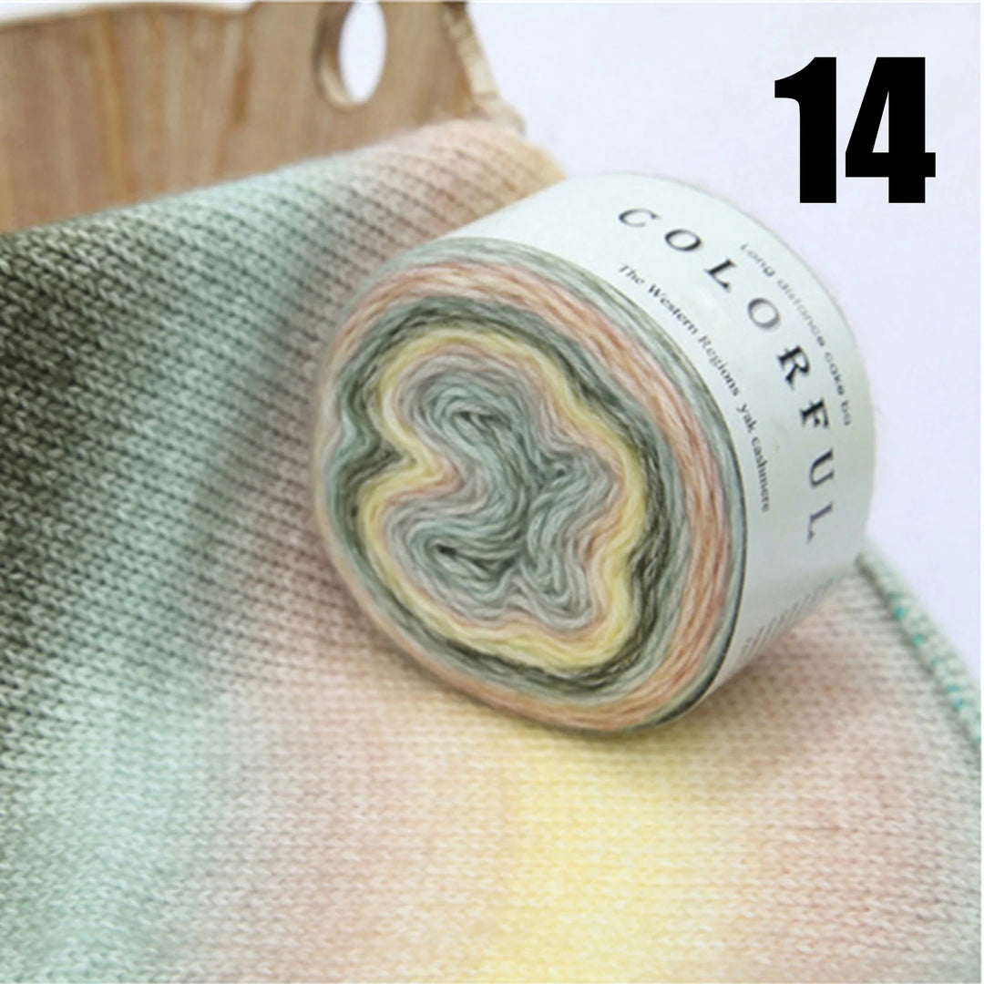 100g Tricot Angora Cake Yarn