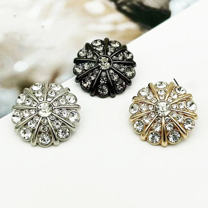 6 PC / Baoih Rhinestones Buttons