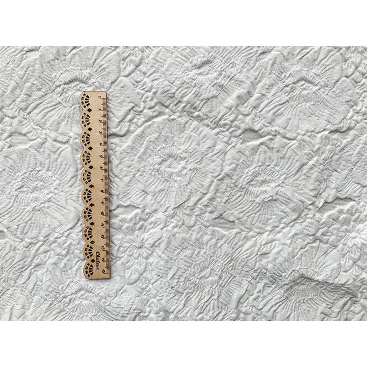 Frey 3D Peony Rose Jacquard Fabric