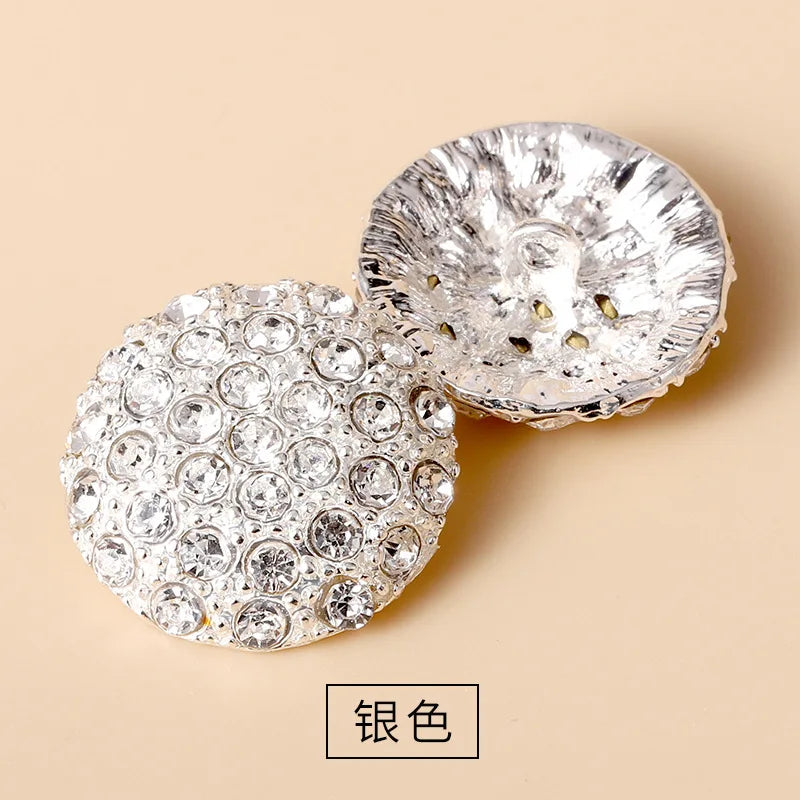 6 PC / Kelli Rhinestone Buttons