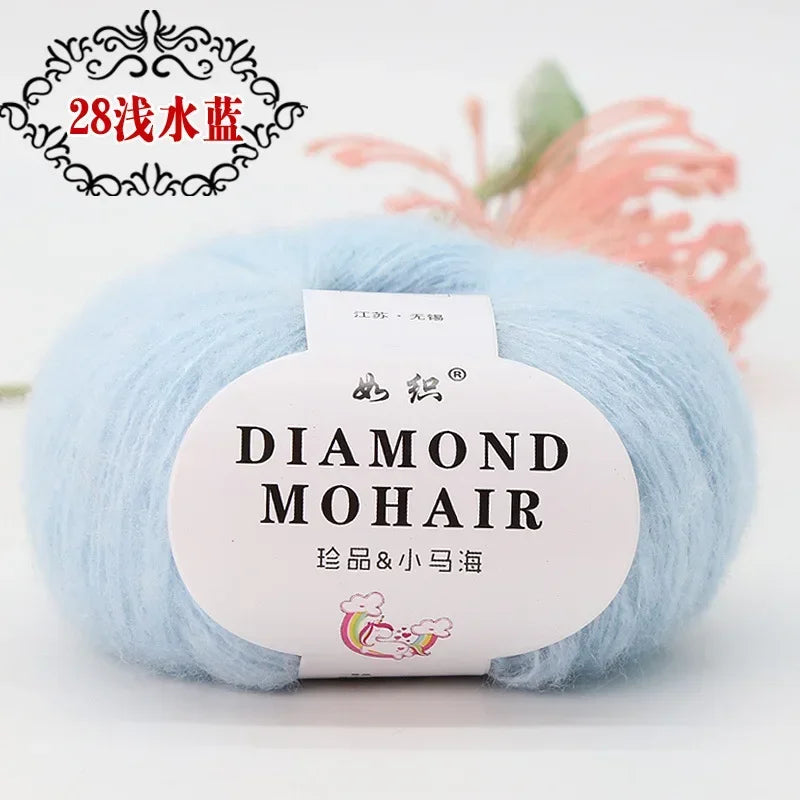25g Mohair Wool Blended Yarn
