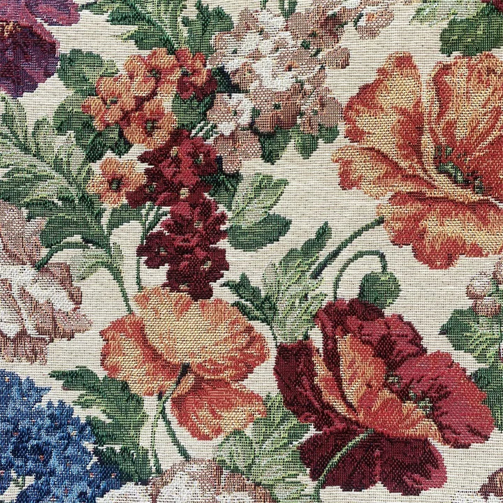 Loulou Traditional Floral Chenille Fabric