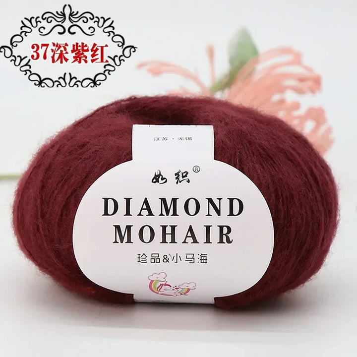 25g Mohair Wool Blended Yarn