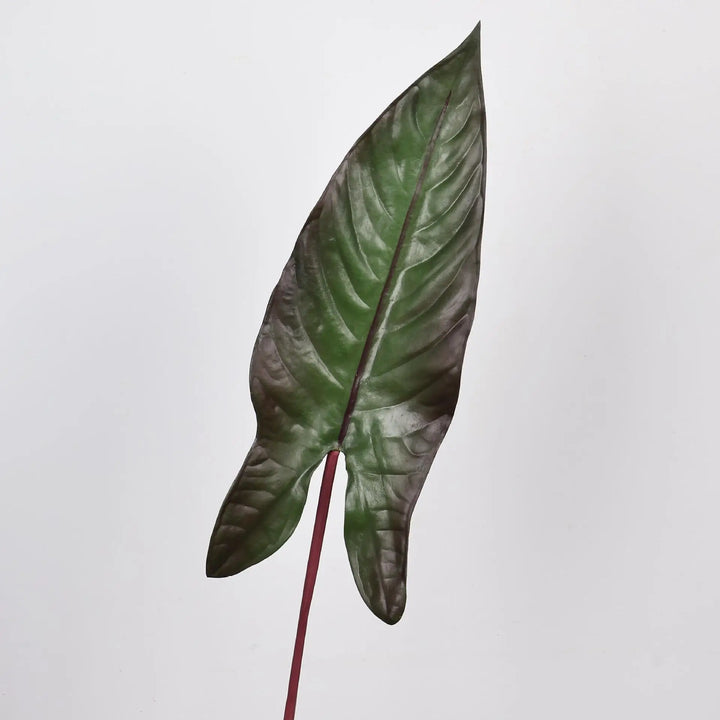 Spire 31 Inch Artificial Alocasia Leaf Faux Green Plant