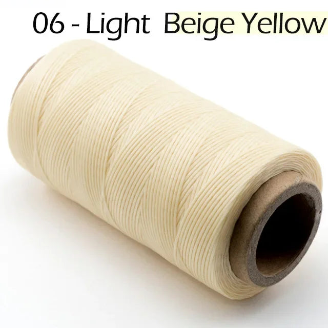 22 Colors / Flat Polyester Waxed Thread for Leather