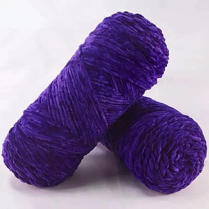 5PC/ Chenille Crochet Yarn