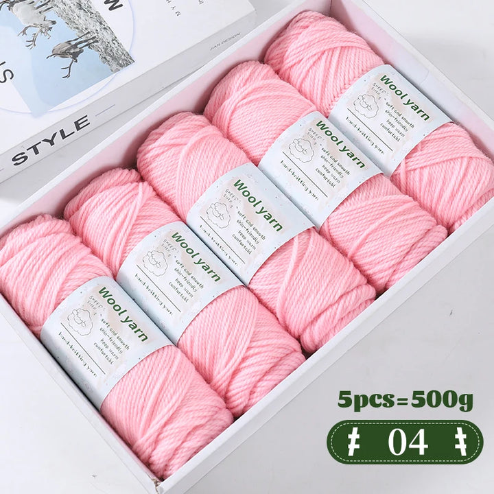 500g Gradient Color Rainbow Yarn