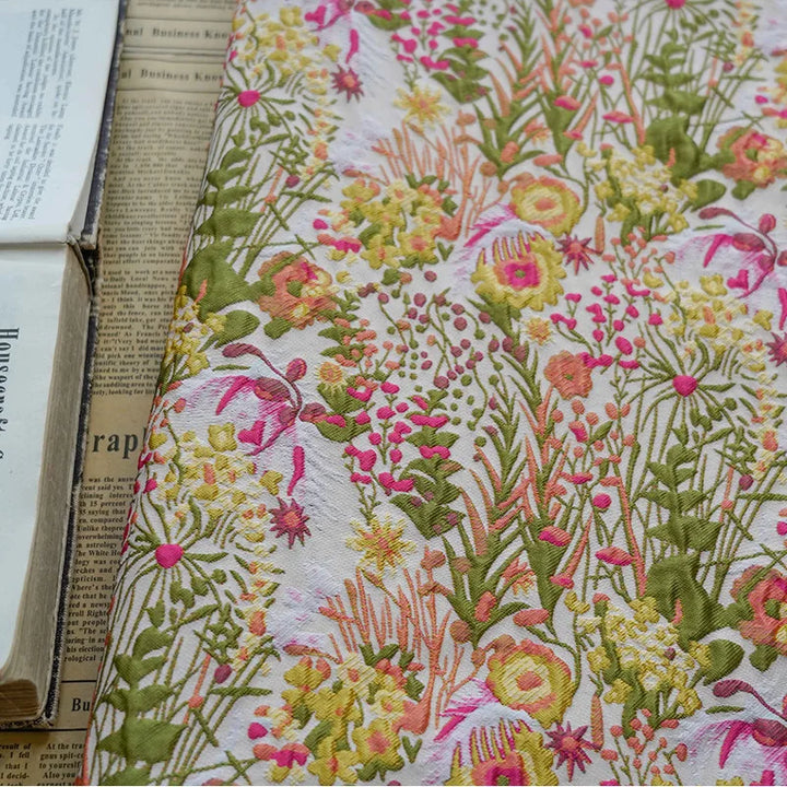 Bauder Floral Embossed Jacquard Fabric