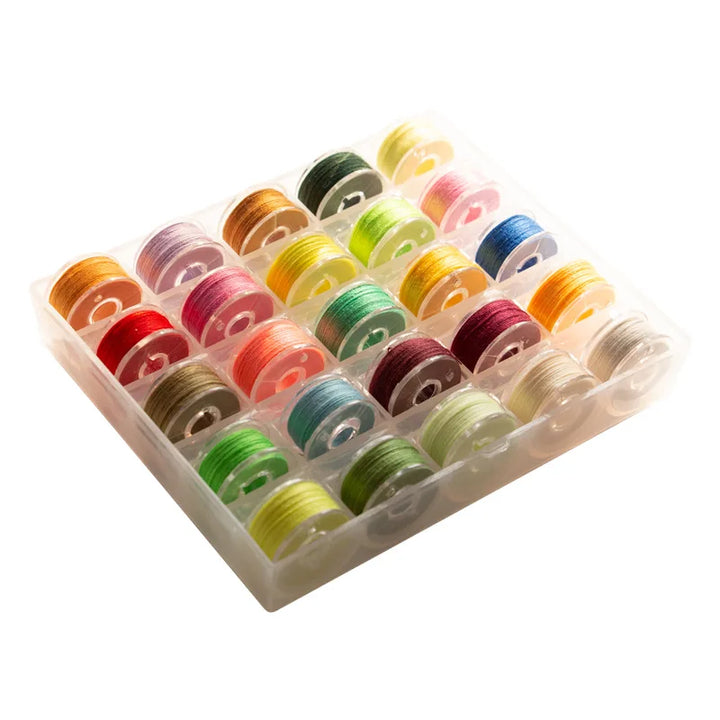 25 Colors / Polyester Bobbin Thread Set